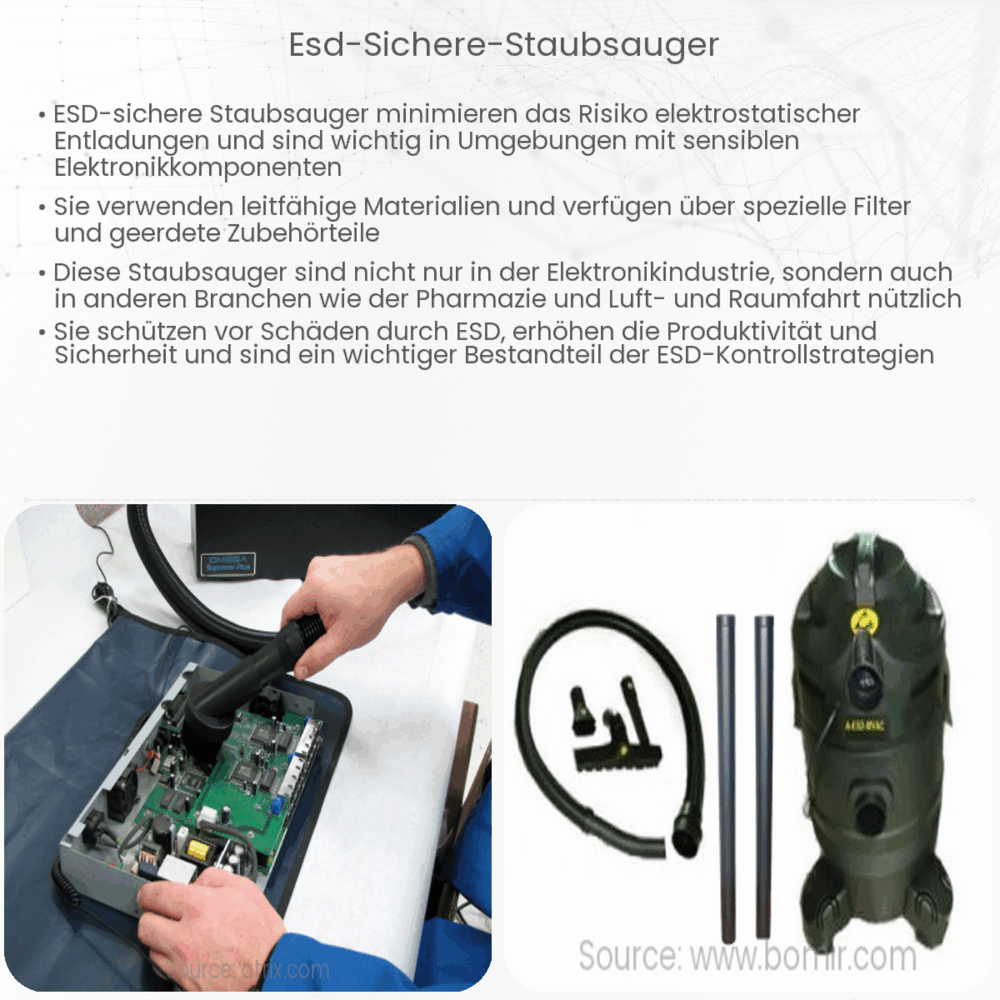 ESD-sichere Staubsauger