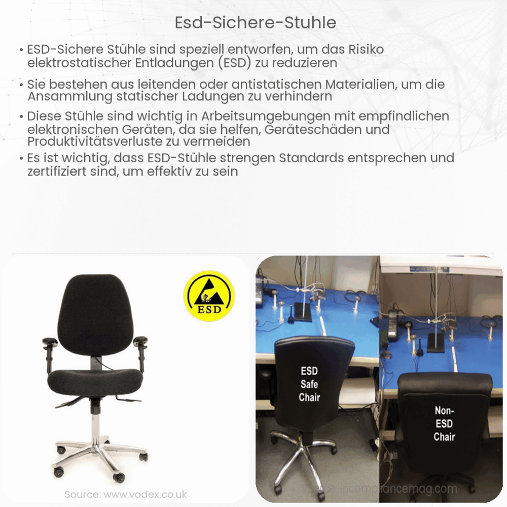 ESD-sichere Stühle
