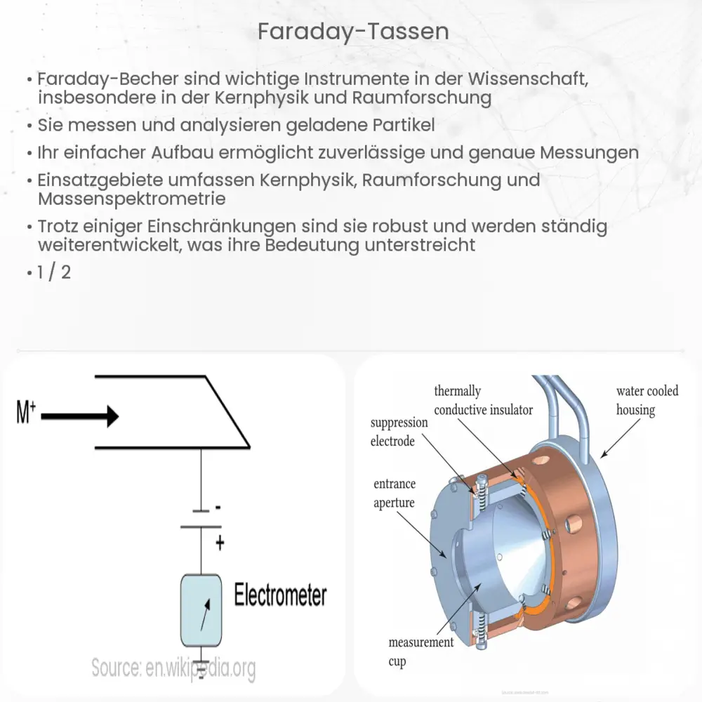 Faraday-Tassen