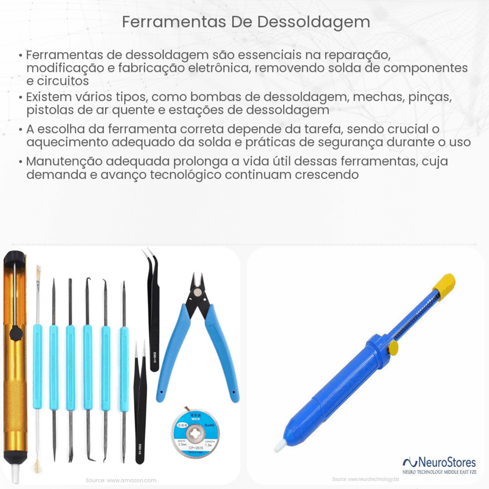 Ferramentas de dessoldagem