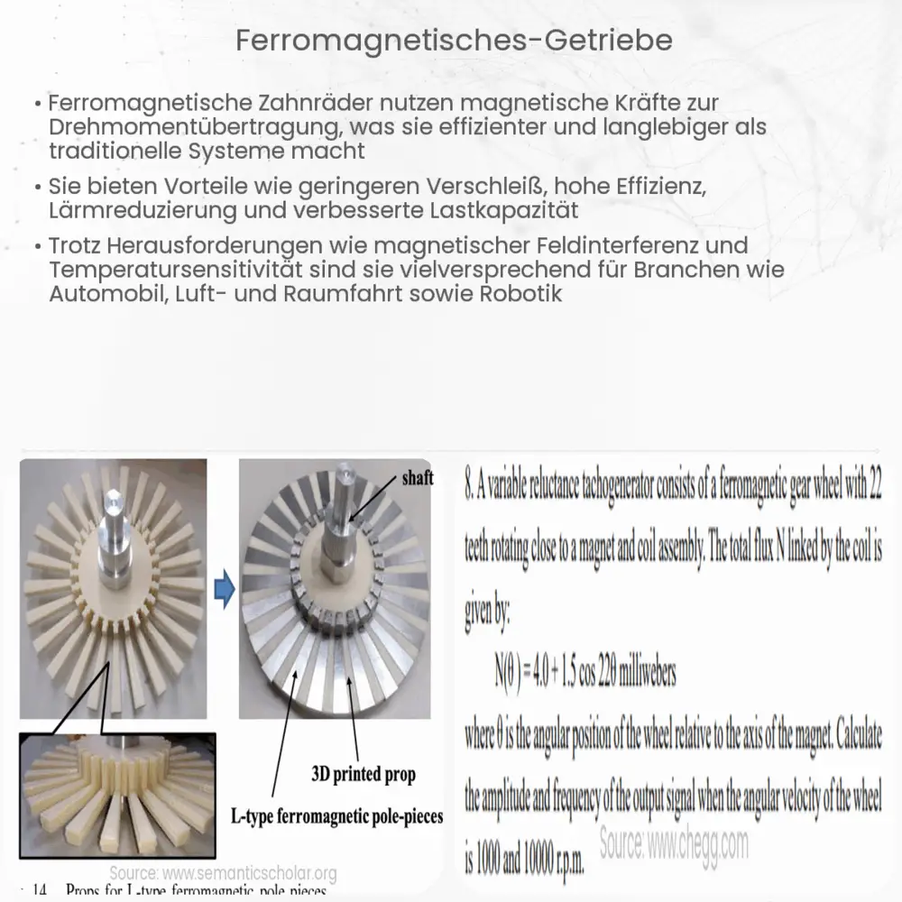 Ferromagnetisches Getriebe