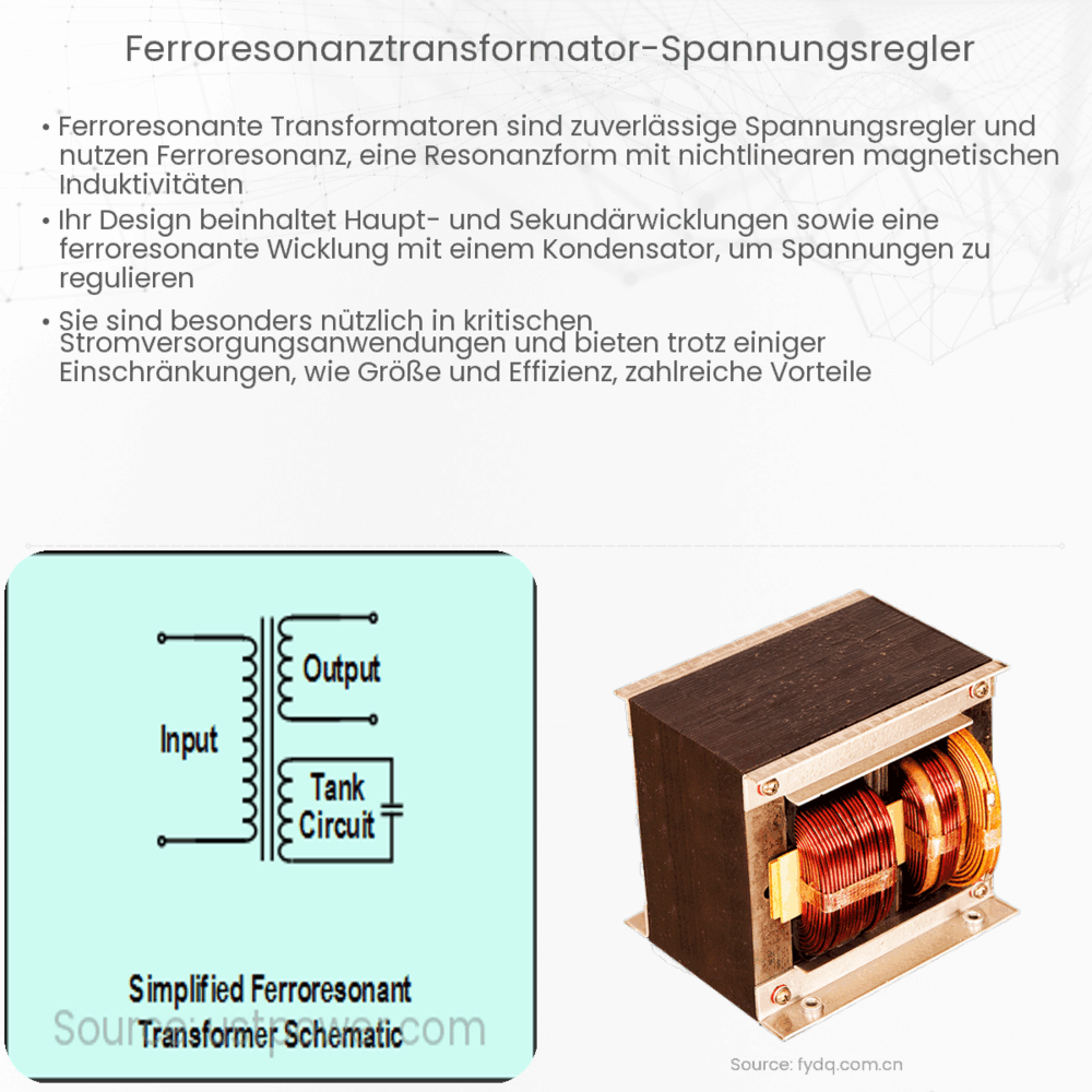 Ferroresonanztransformator-Spannungsregler