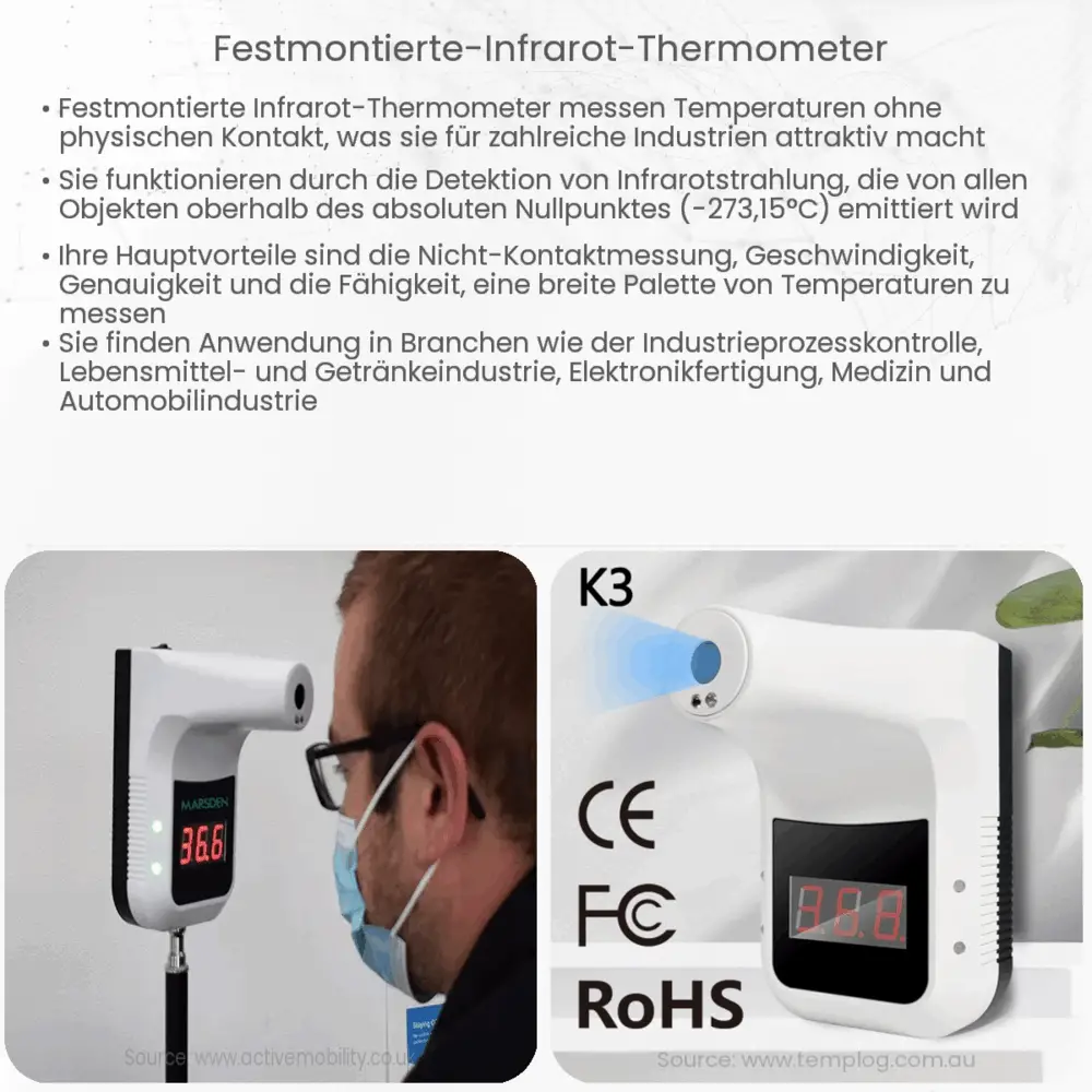 Festmontierte Infrarot-Thermometer