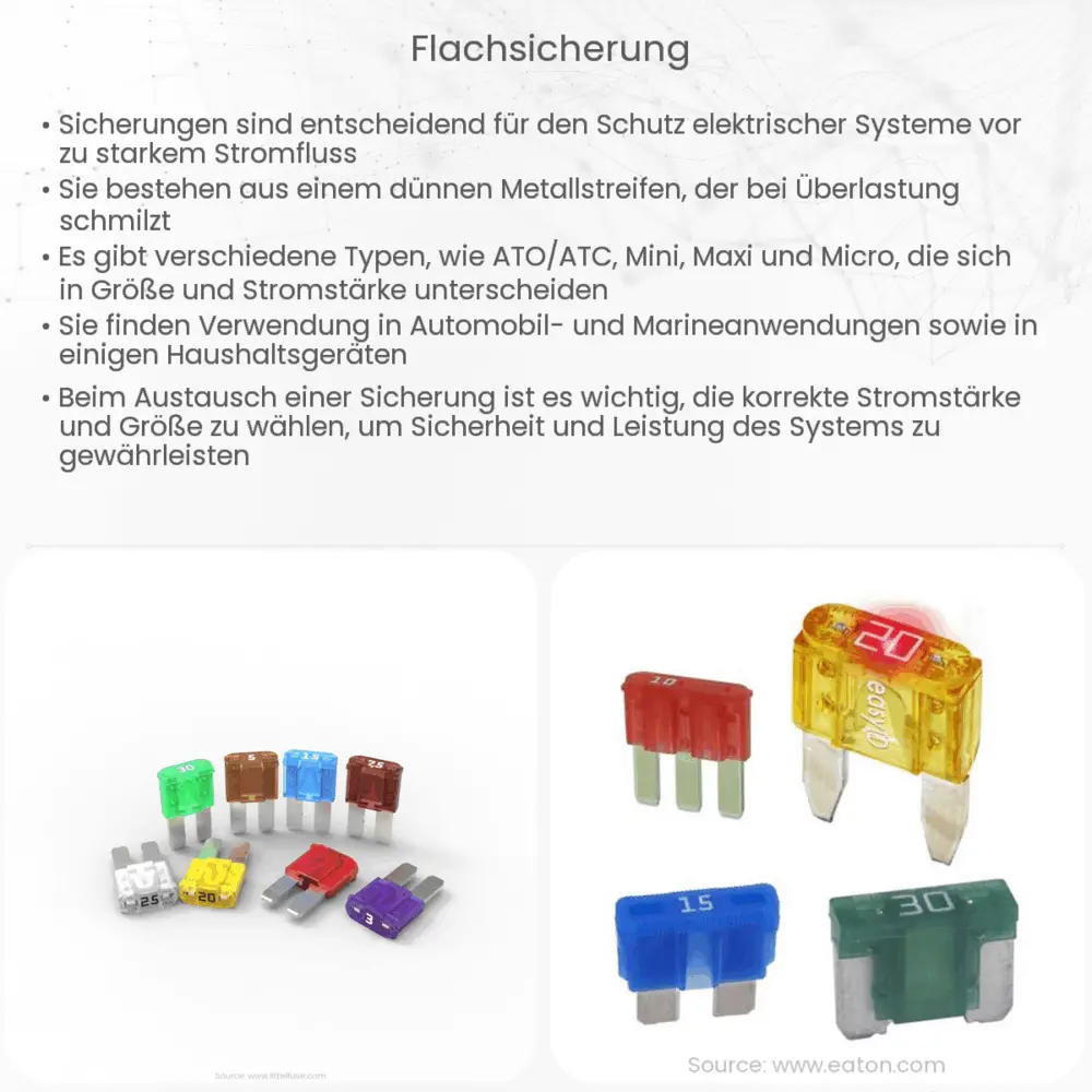 Flachsicherung
