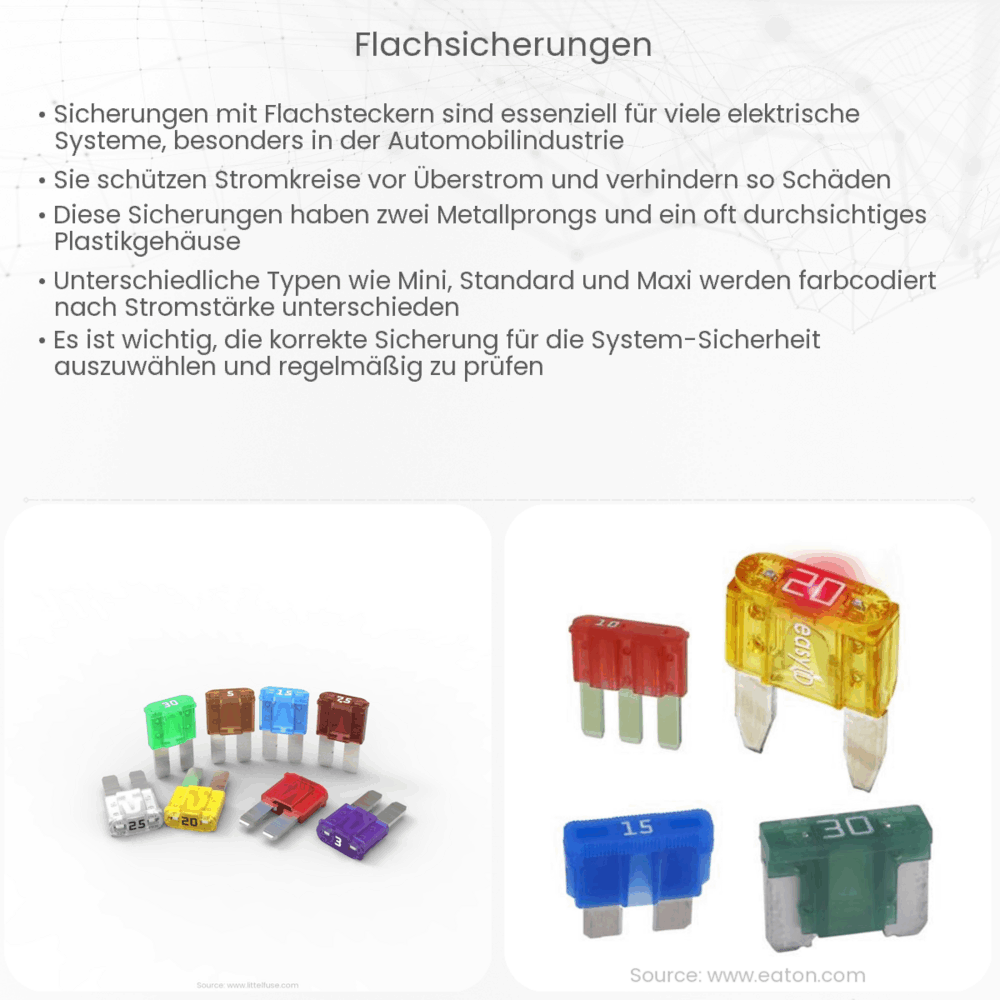 Flachsicherungen