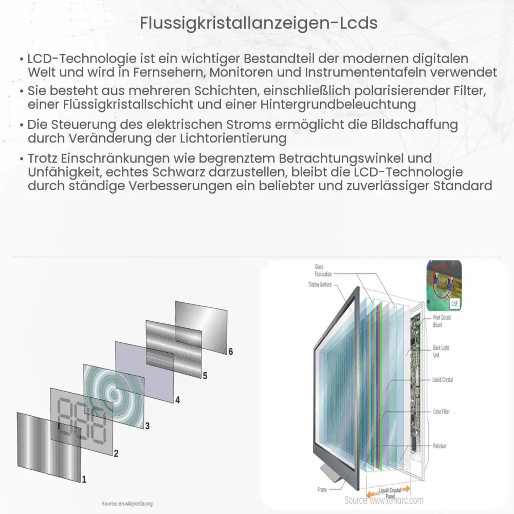 Flüssigkristallanzeigen (LCDs)
