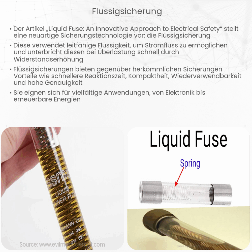 Flüssigsicherung