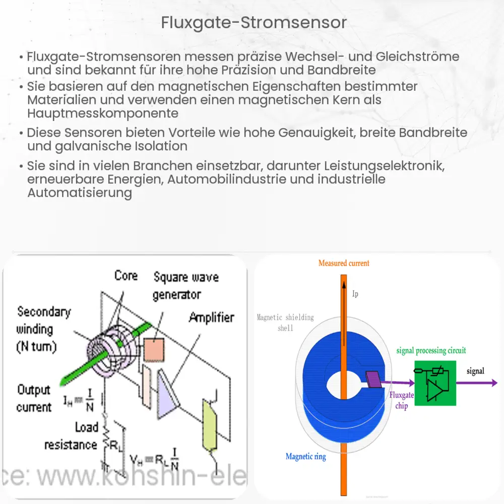 Fluxgate-Stromsensor