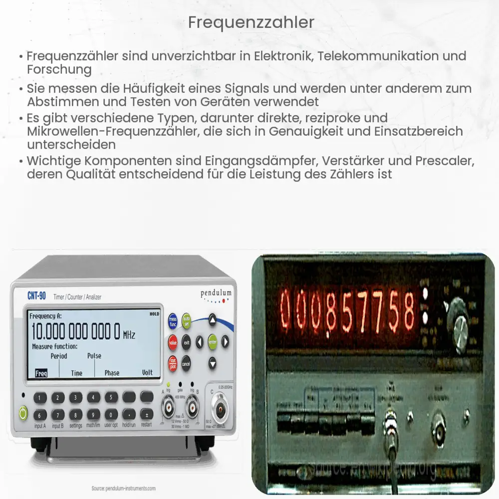 Frequenzzähler Wie es funktioniert, Anwendung & Vorteile