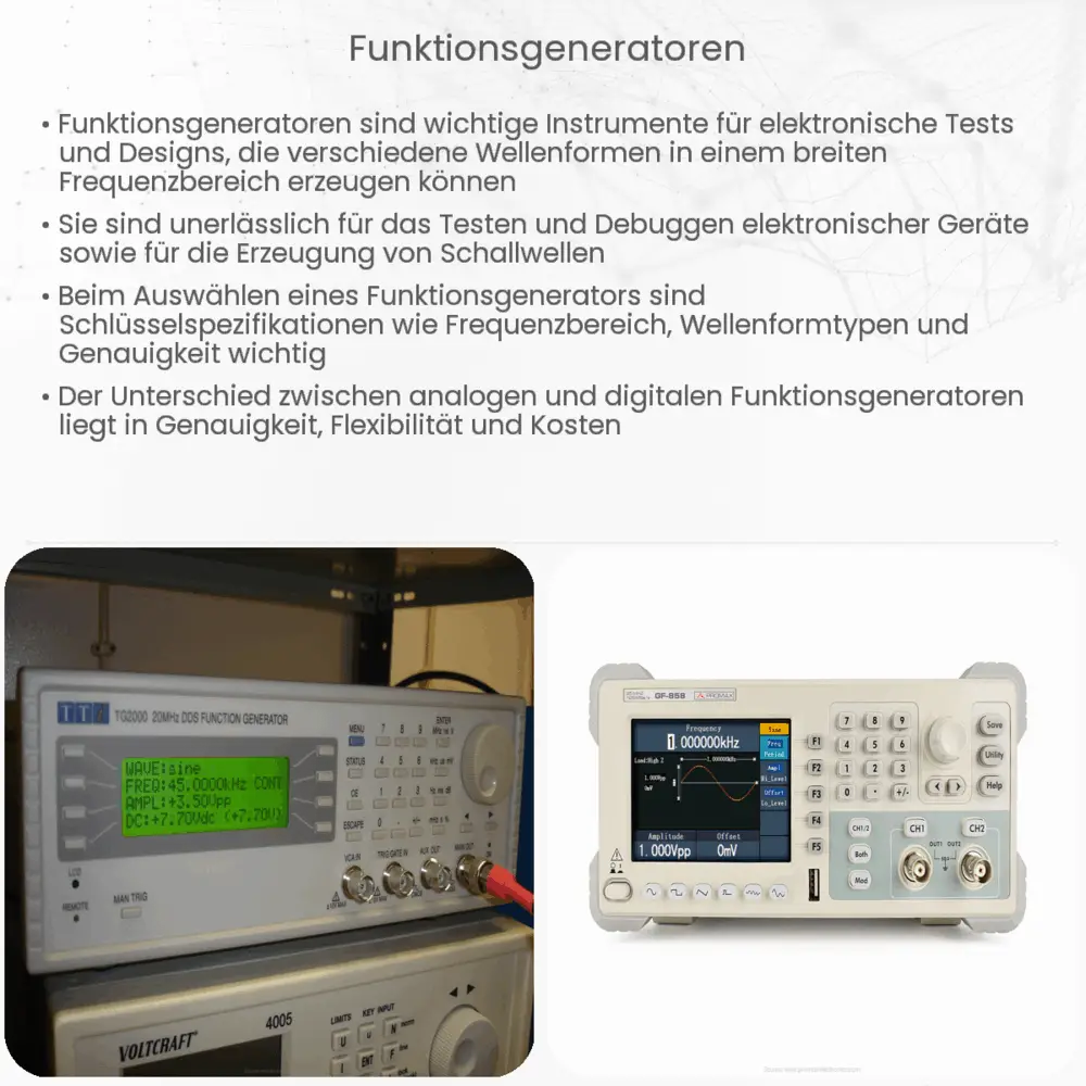 Funktionsgeneratoren