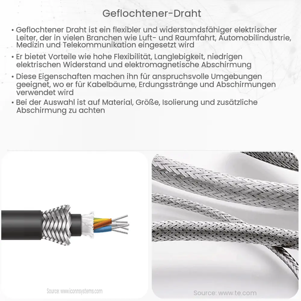 Geflochtener Draht