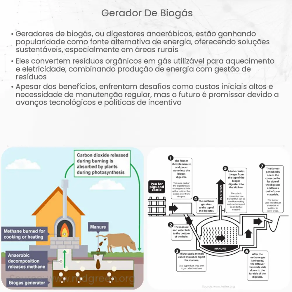 Gerador de biogás