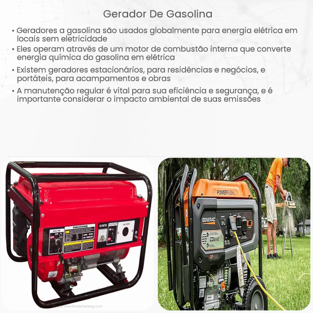 Gerador de Gasolina