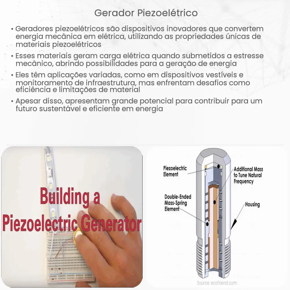gerador piezoelétrico