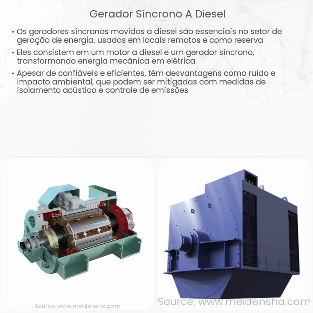 Gerador Síncrono a Diesel