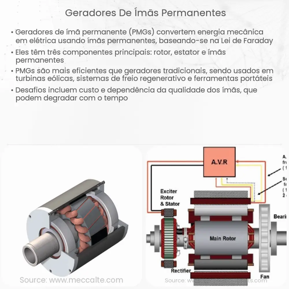 Geradores de ímãs permanentes