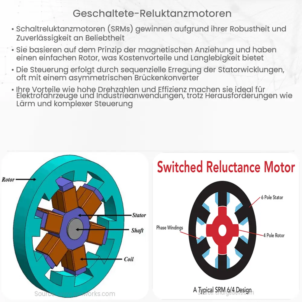 Geschaltete Reluktanzmotoren  Wie es funktioniert, Anwendung & Vorteile