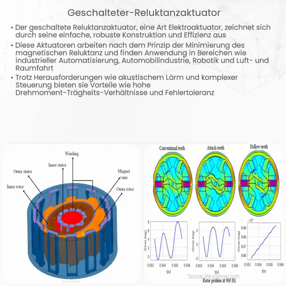 Geschalteter Reluktanzaktuator