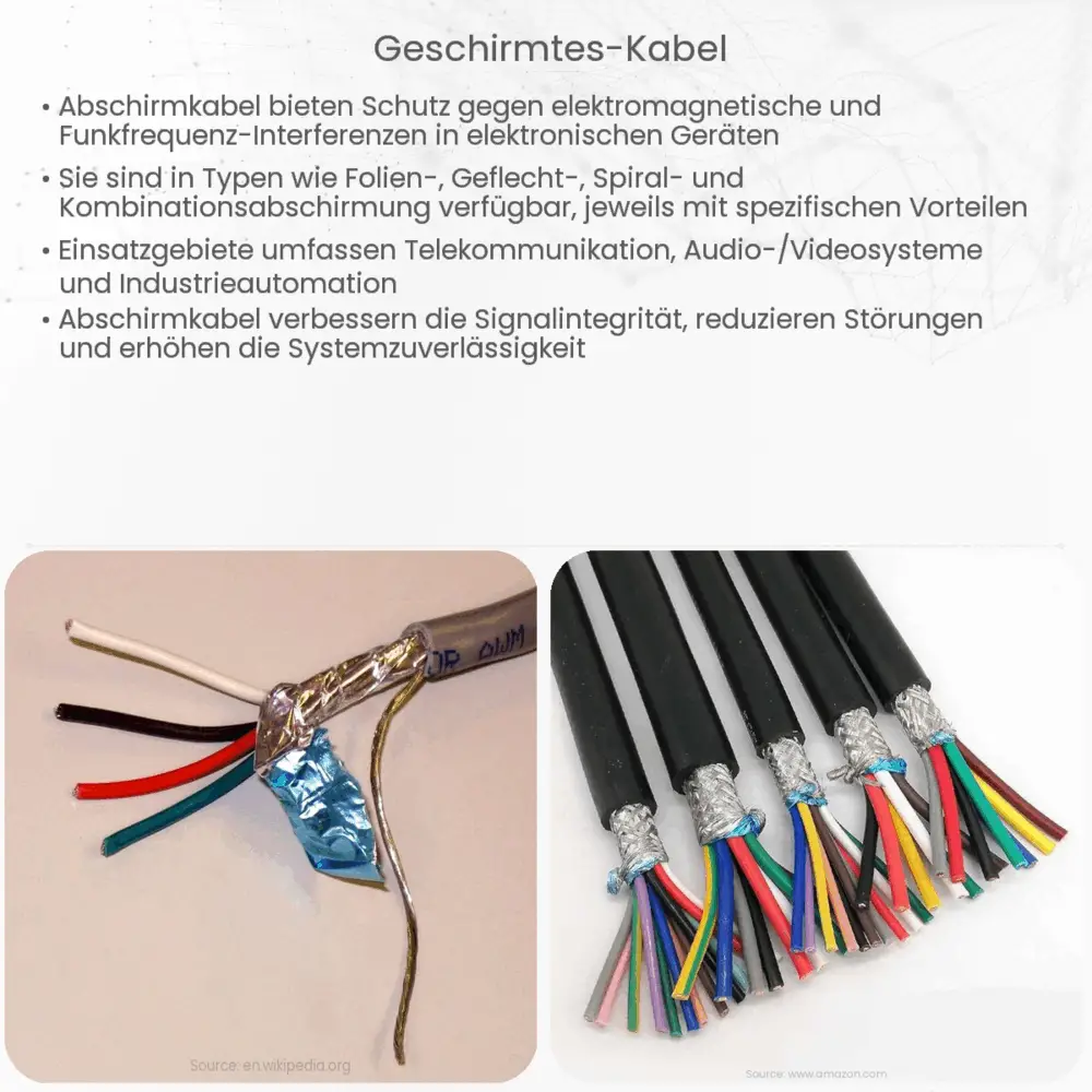 Geschirmtes Kabel