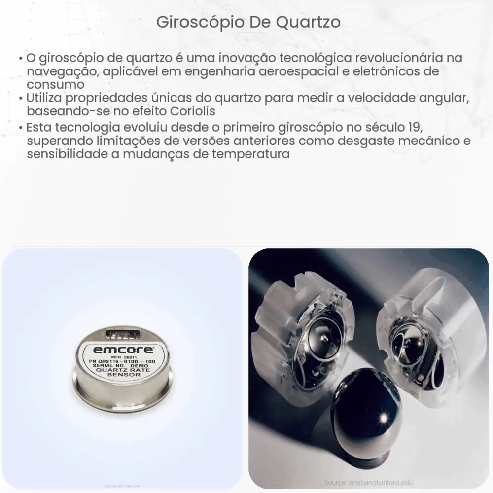 Giroscópio de quartzo