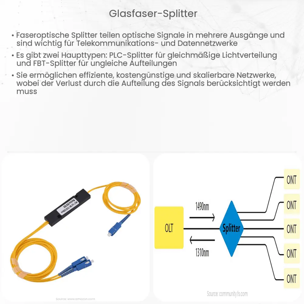 Glasfaser-Splitter  Wie es funktioniert, Anwendung & Vorteile