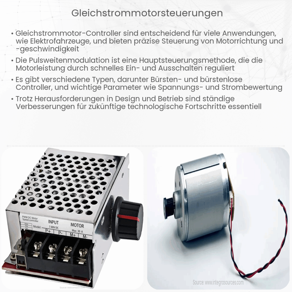 Gleichstrommotorsteuerungen