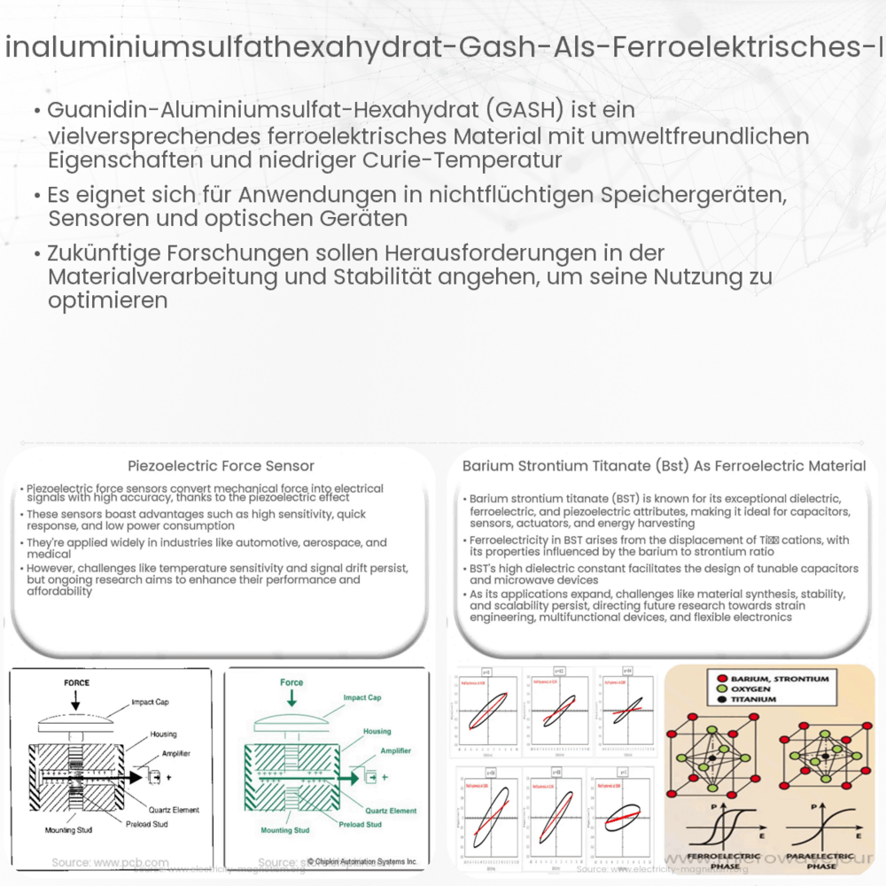 Guanidinaluminiumsulfathexahydrat (GASH) als Ferroelektrisches Material