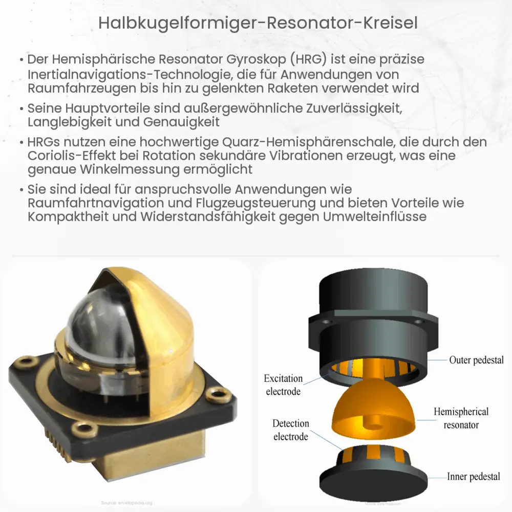 halbkugelförmiger Resonator-Kreisel