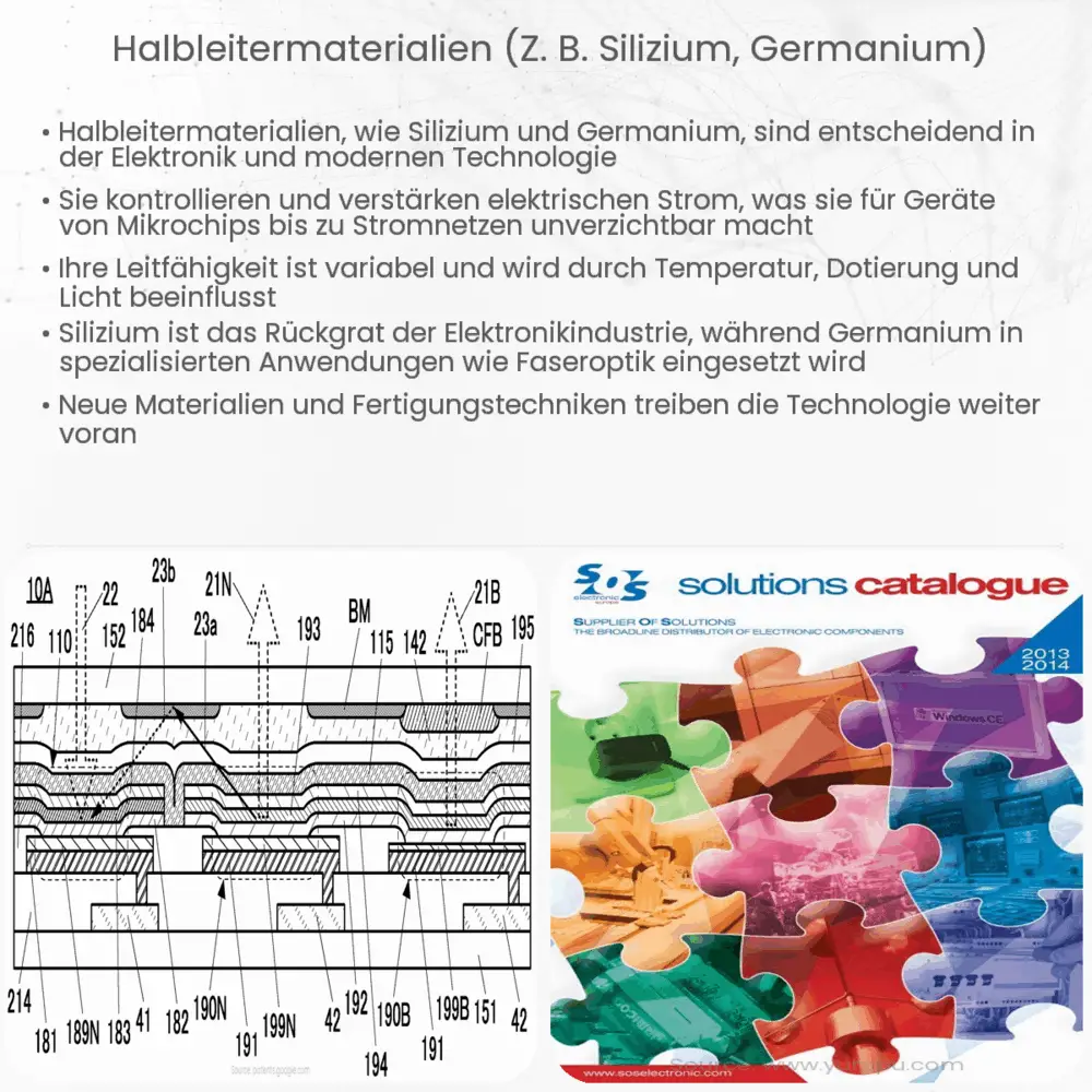 Halbleitermaterialien (z. B. Silizium, Germanium)