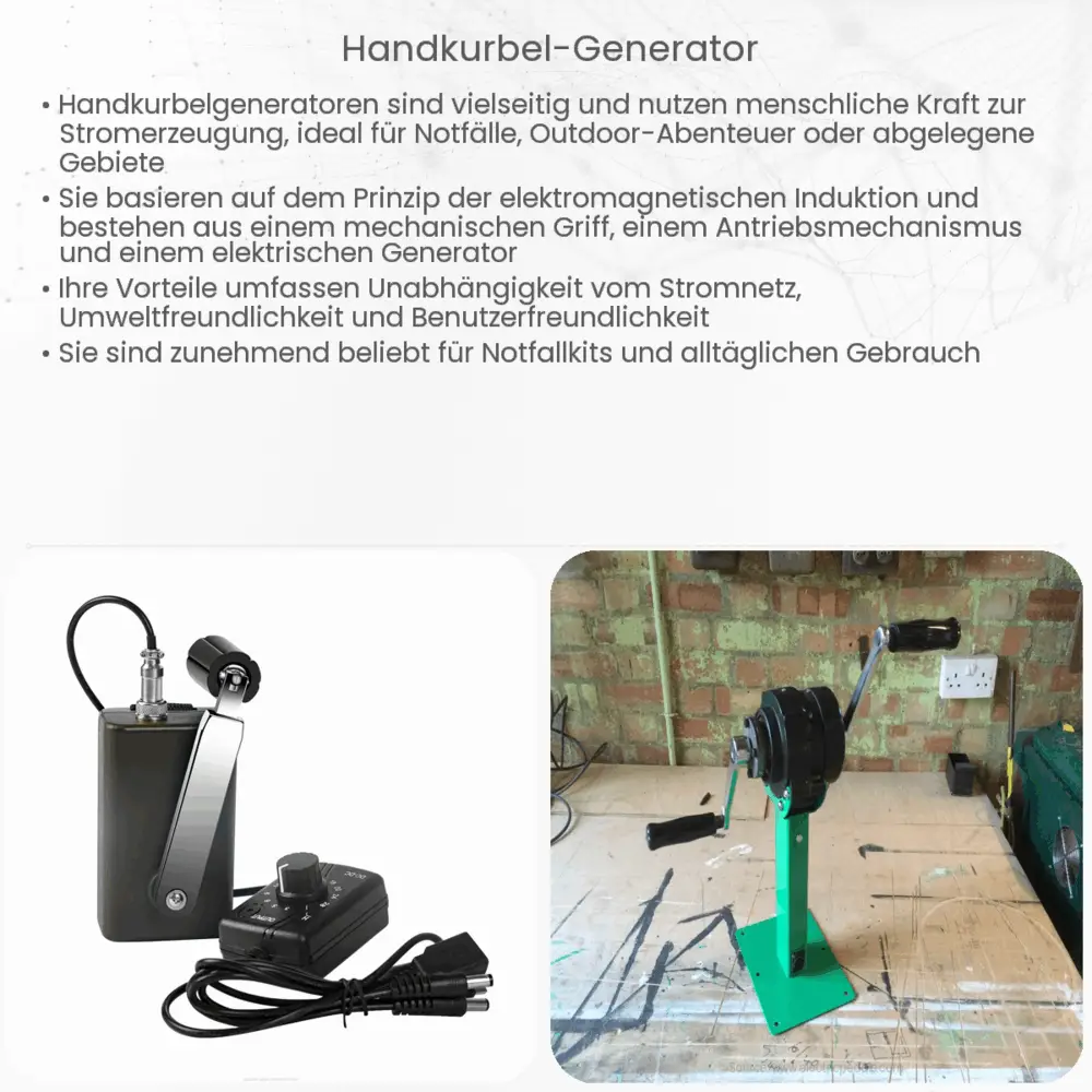Handkurbel-Generator