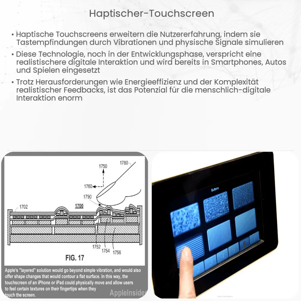 Haptischer Touchscreen