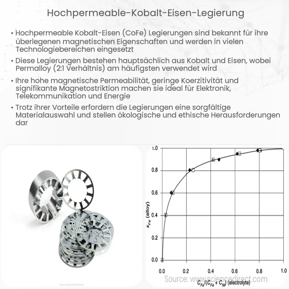 Hochpermeable Kobalt-Eisen-Legierung
