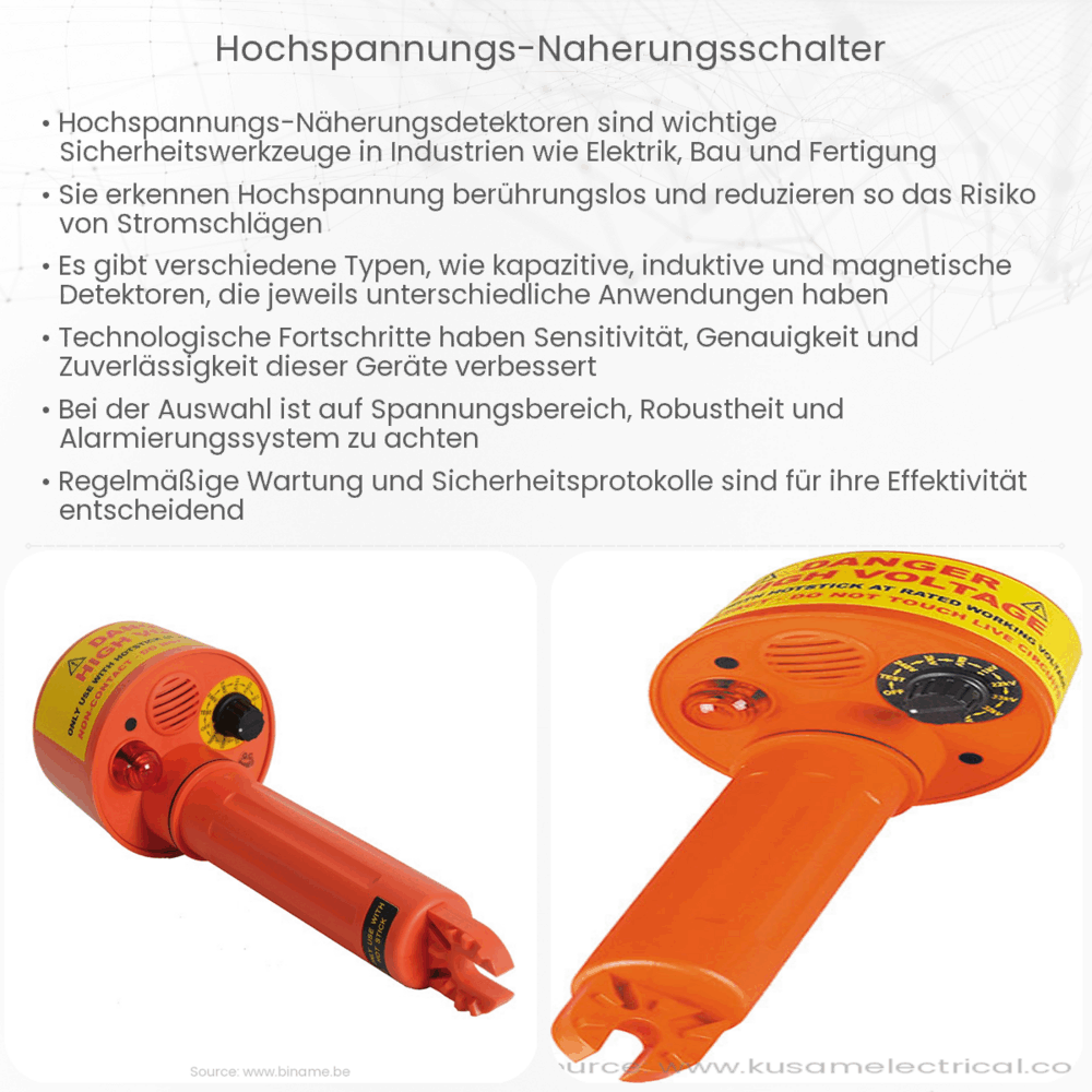 Hochspannungs-Näherungsschalter
