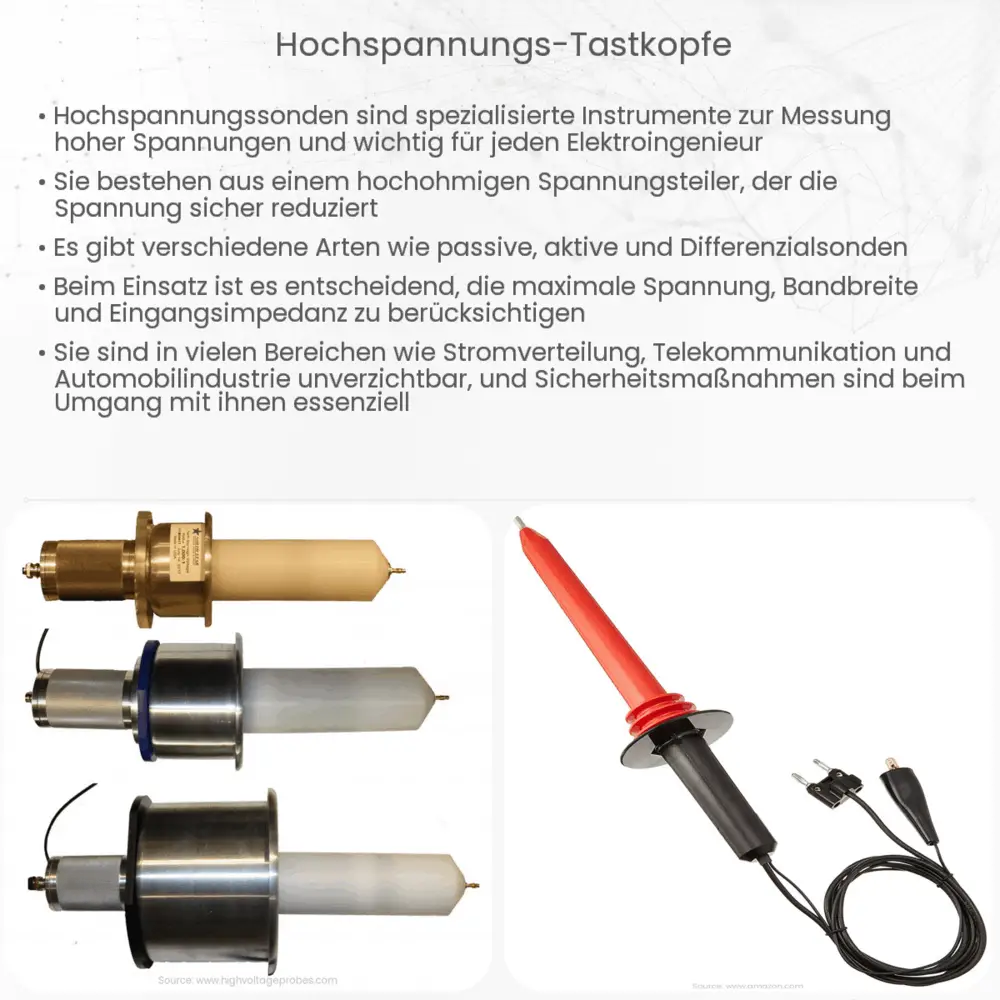 Hochspannungs-Tastköpfe