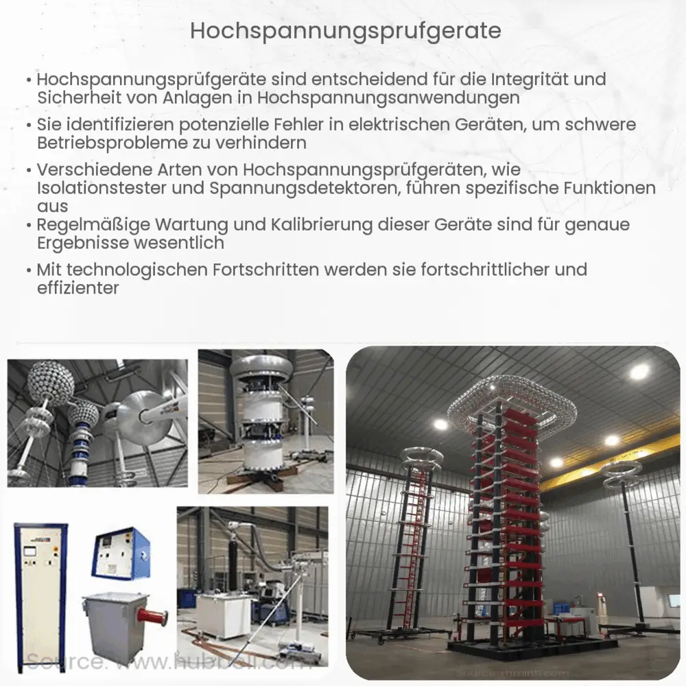 Hochspannungsprüfgeräte