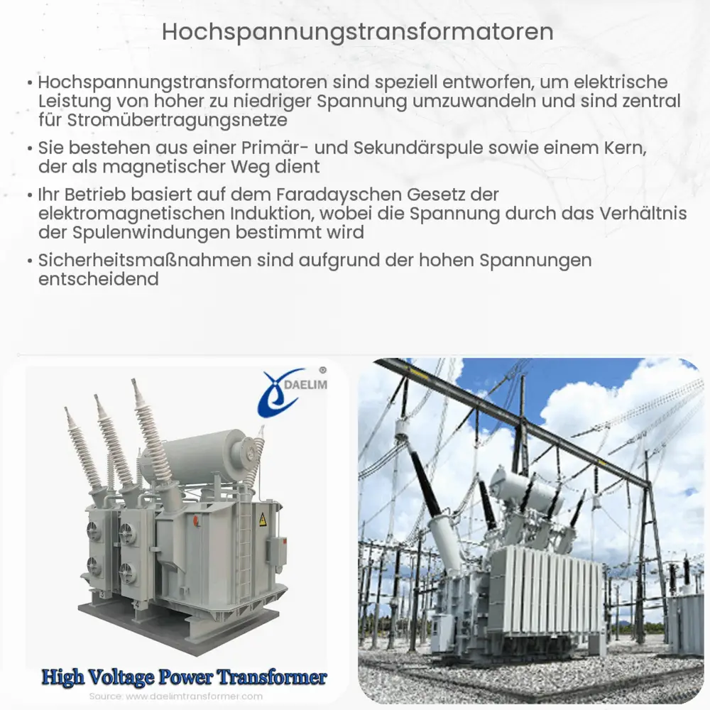Hochspannungstransformatoren