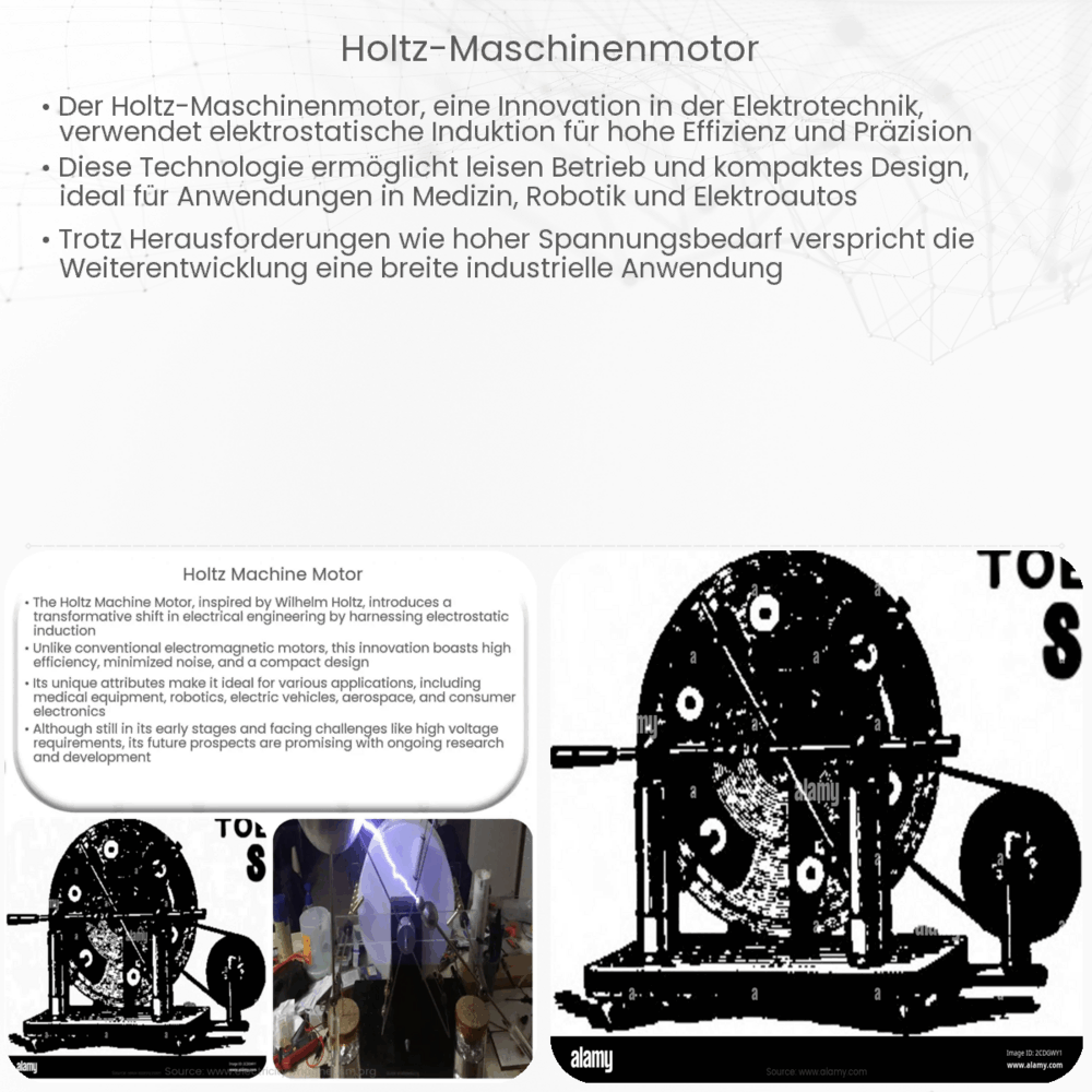 Holtz-Maschinenmotor