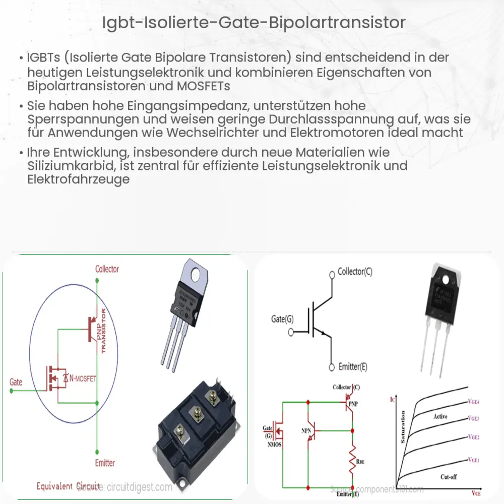 IGBT (IsolierteGateBipolartransistor) Wie es funktioniert