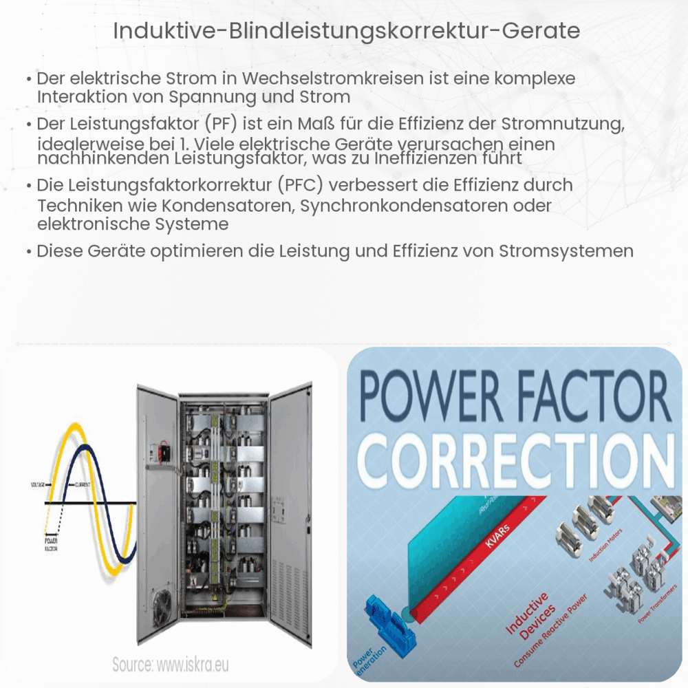 Induktive Blindleistungskorrektur-Geräte