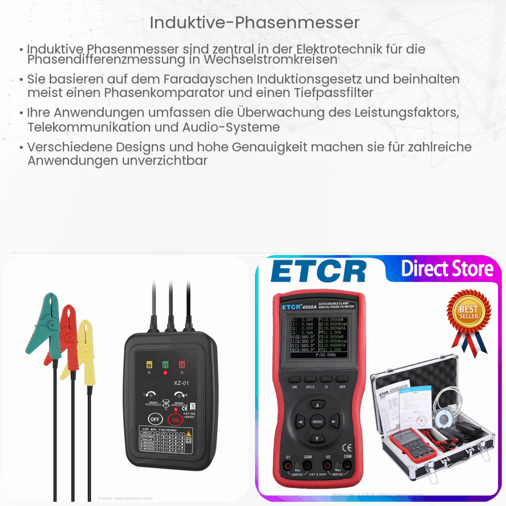 Induktive Phasenmesser