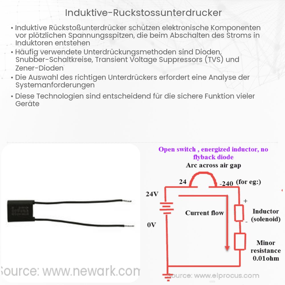 Induktive Rückstoßunterdrücker