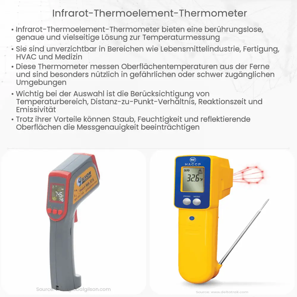 InfrarotThermoelementThermometer Wie es funktioniert, Anwendung