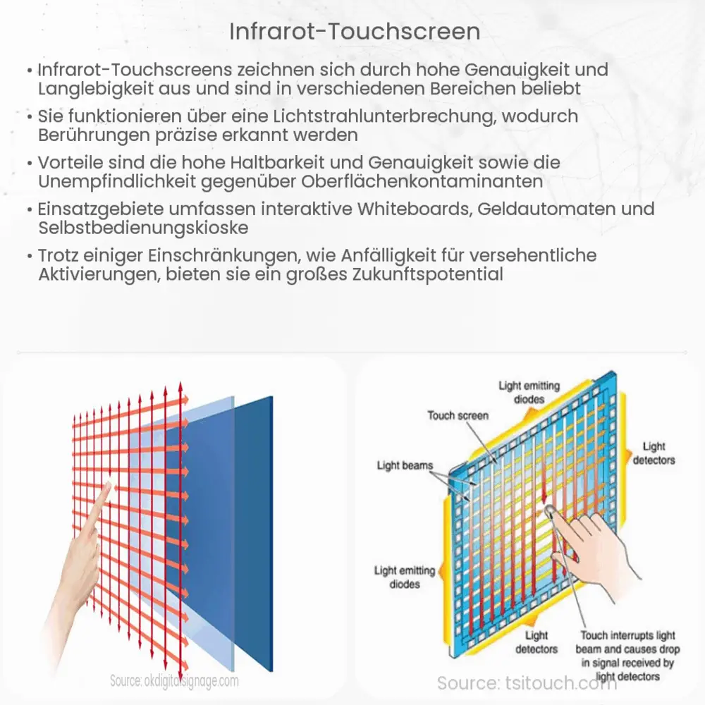 Infrarot-Touchscreen