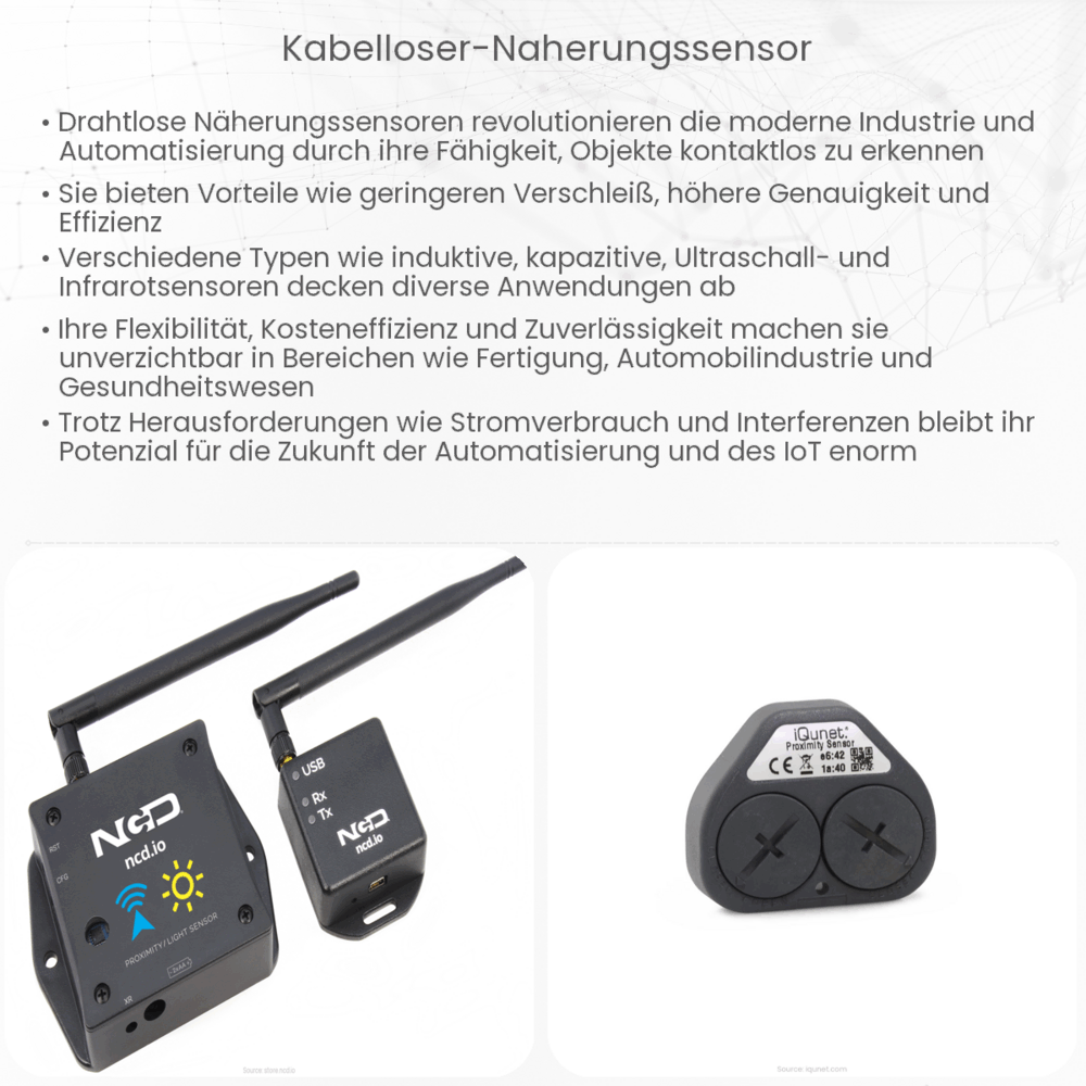 Kabelloser Näherungssensor