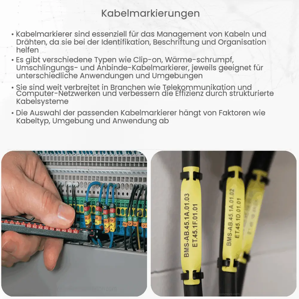 Kabelmarkierungen