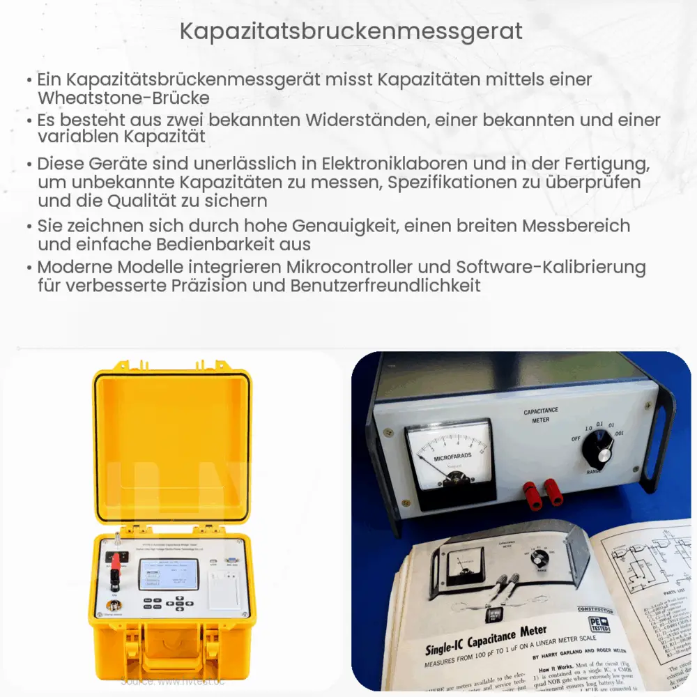 Kapazitätsbrückenmessgerät