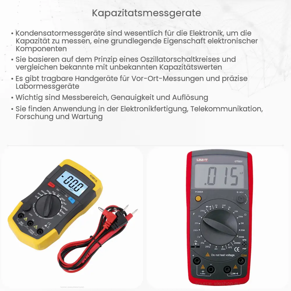 Kapazitätsmessgeräte