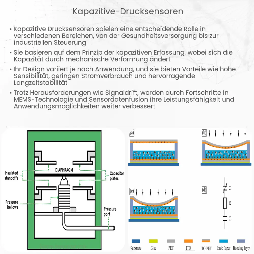 Kapazitive Drucksensoren