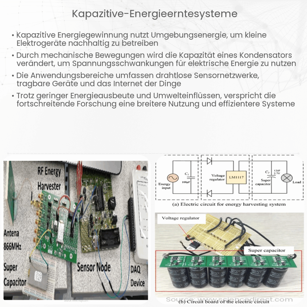 Kapazitive Energieerntesysteme