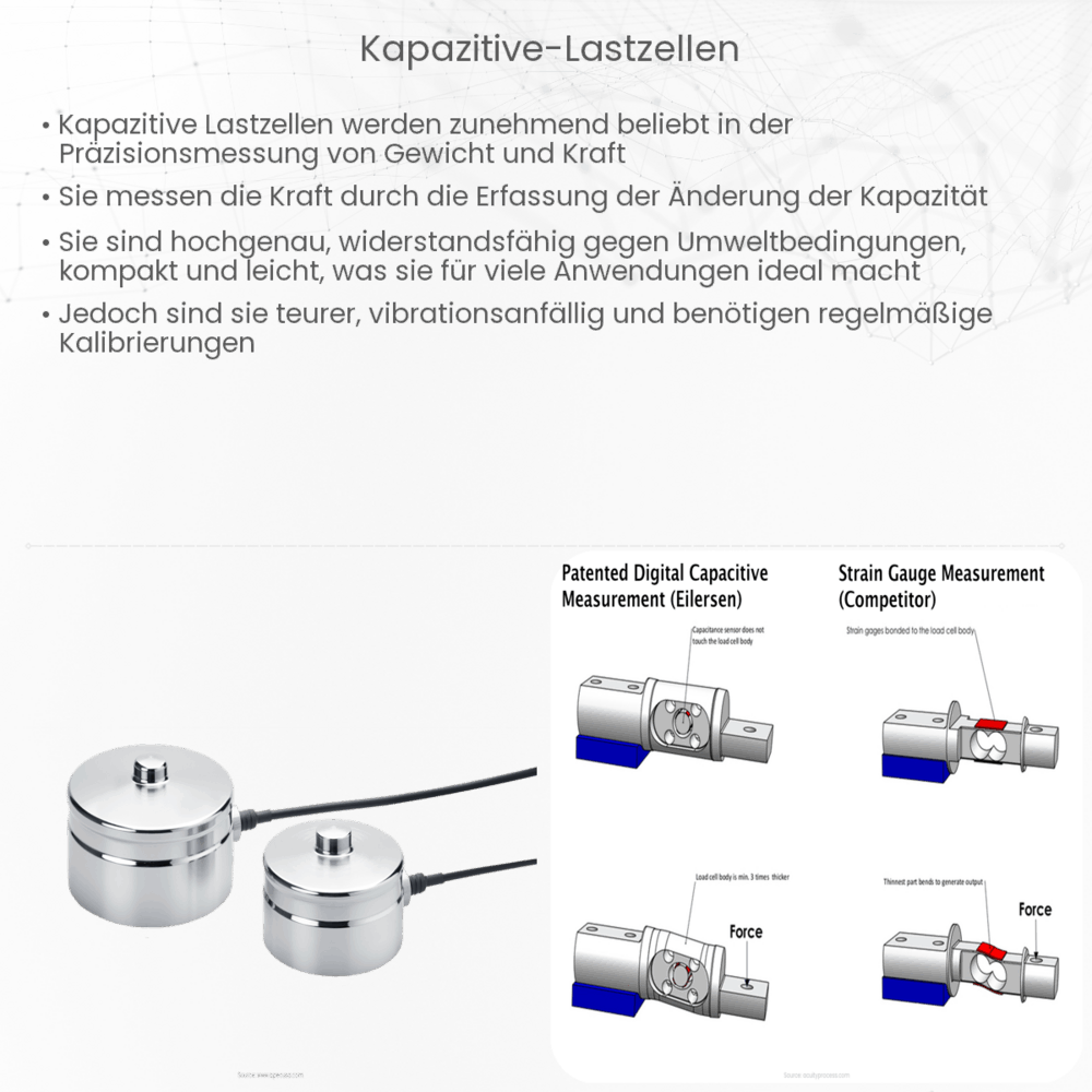 Kapazitive Lastzellen